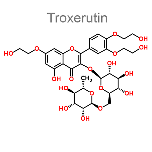 Component of the composition Zxcvbnmqwert - Troxerutin
